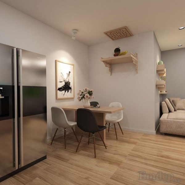 thiet ke can ho 60 m2 tai tecco town