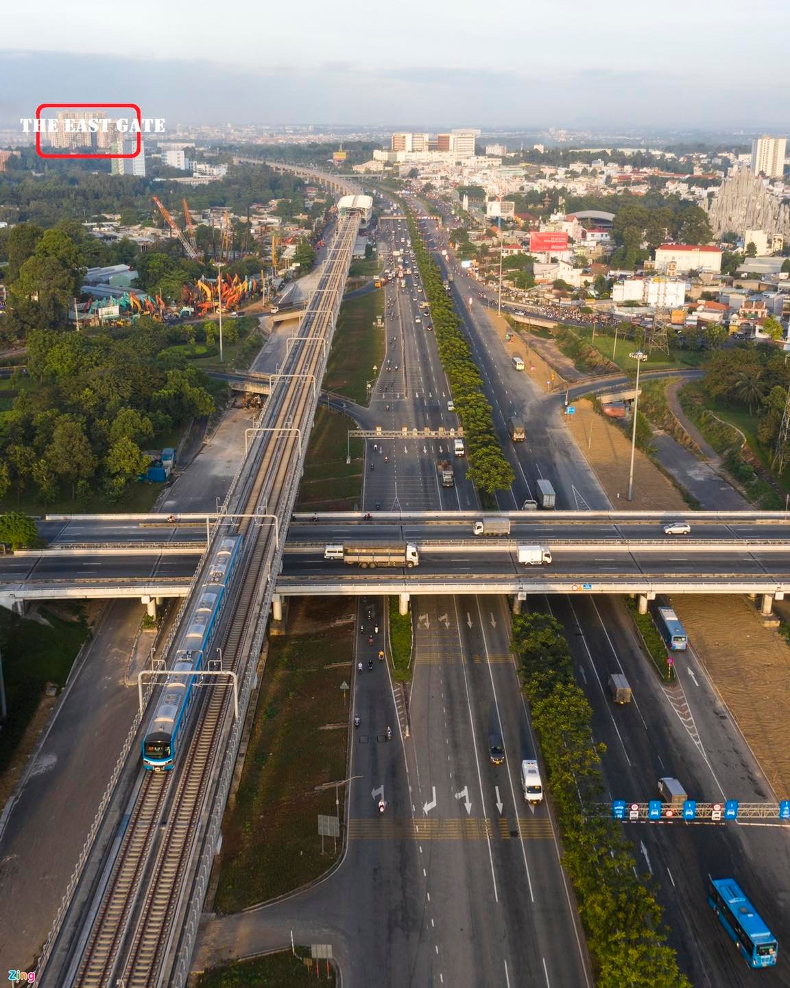 tiện ích vùng khu vực thành phố Thủ Đức - làng đại học quanh vị trí căn hộ The East Gate Kim Oanh