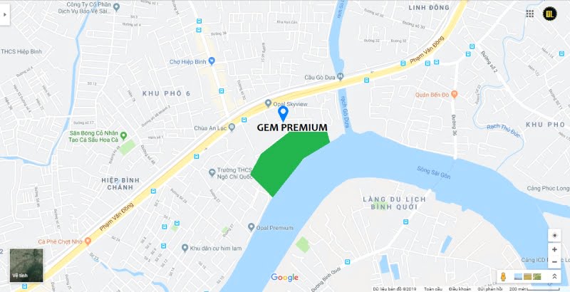 vị trí dự án datxanhhomes premium - gem premium phạm văn đồng thủ đức vị trí dự án datxanhhomes premium - gem premium phạm văn đồng thủ đức