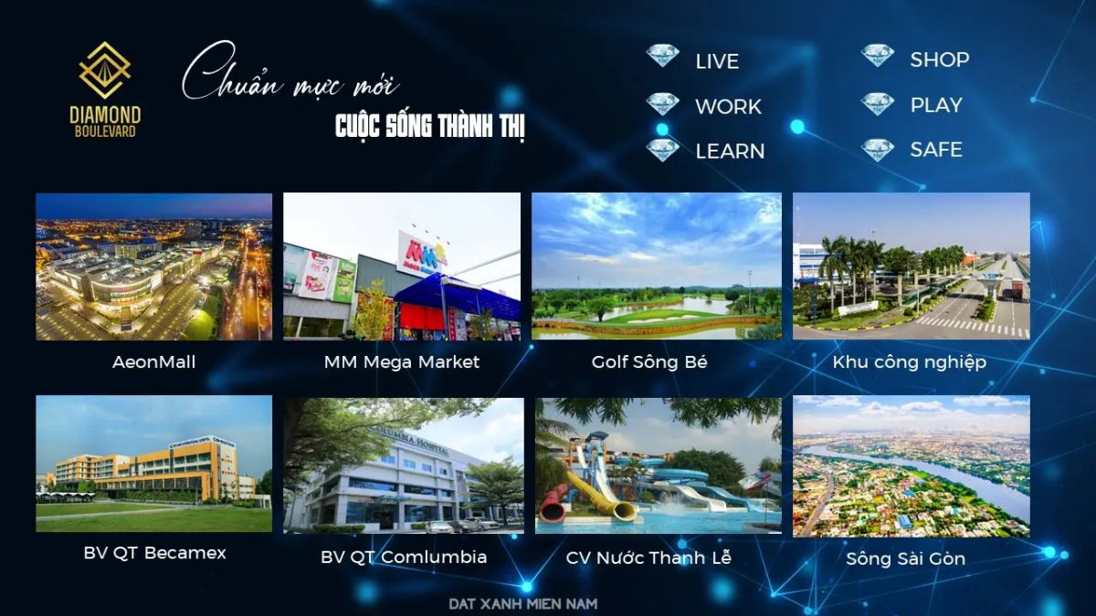đầu tư dự án diamond boulevard - dự án diamond quốc lộ 13 thuậ an bình dương diamondboulevard.vn