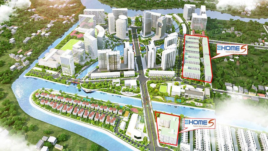 Nhà ở xã hội Ehome S Nam Saigon - Khu đô thị Mizuki Park Nam Long City