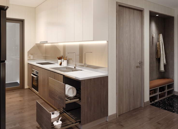 thiết kế căn hộ mẫu AK NEO (AKARI CITY 10 AK 10)