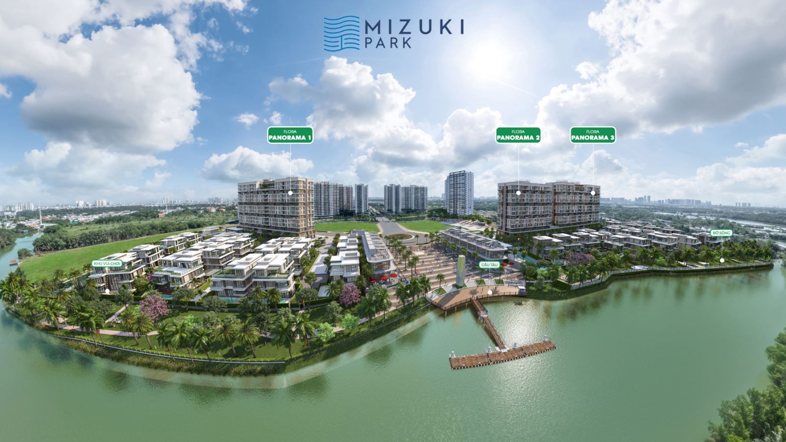 vị trí căn hộ flora mizuki park panorama