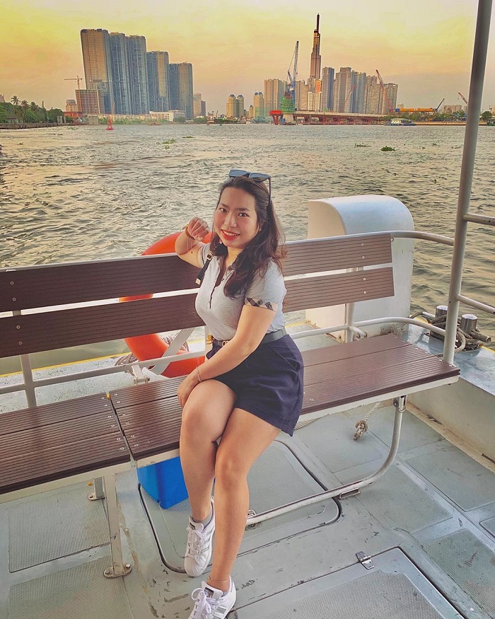 checkin Thành phố Hồ Chí Minh từ tàu buýt sông Sài Gòn - Saigon Water Bus
