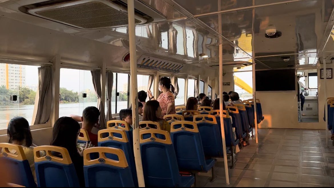 review tour tàu buýt sông Sài Gòn - Saigon Water Bus