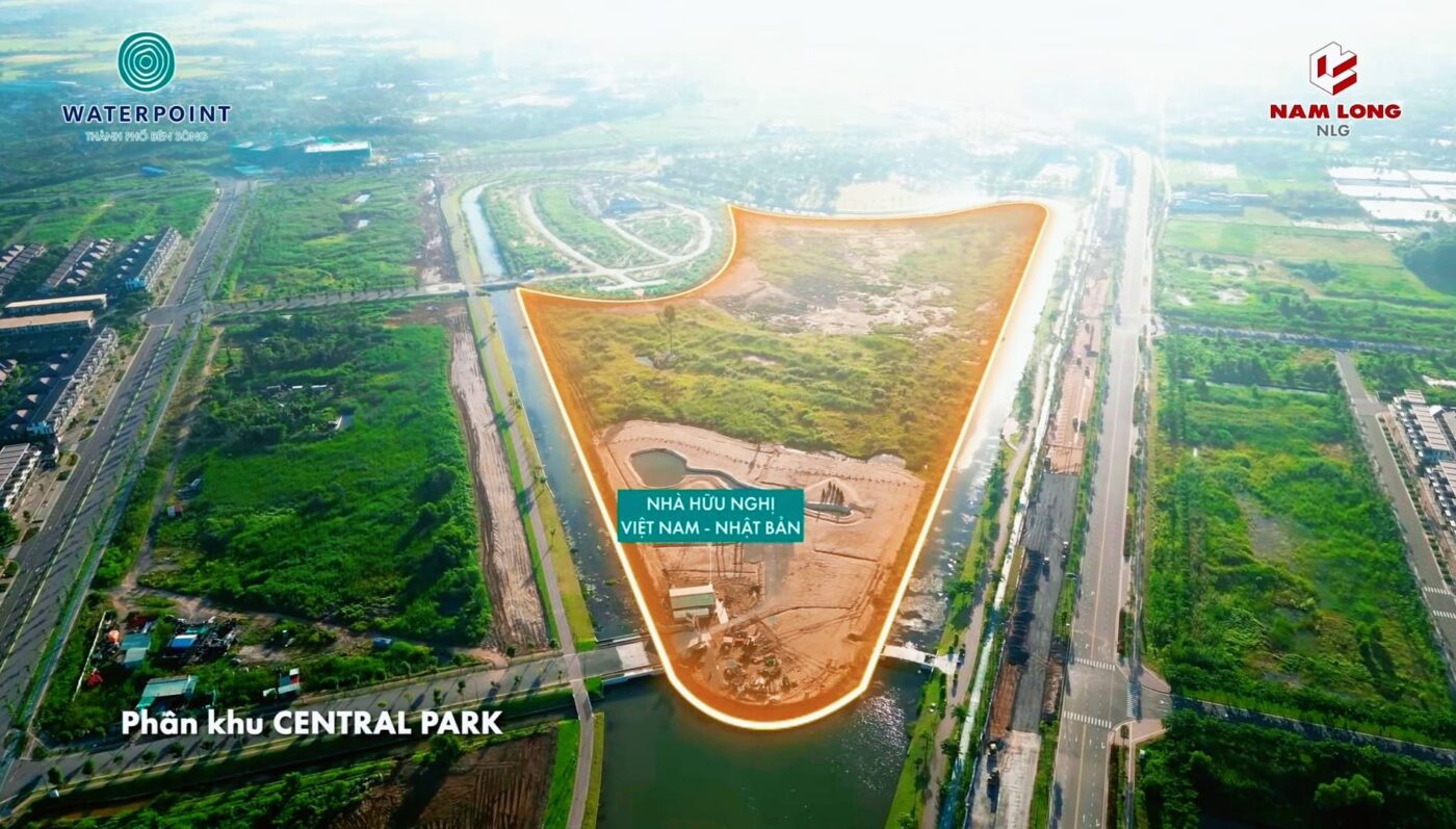 nhà hữu nghị Việt -Nhật Long An khu đô thị Waterpoint An Thạnh Bến Lức Long An