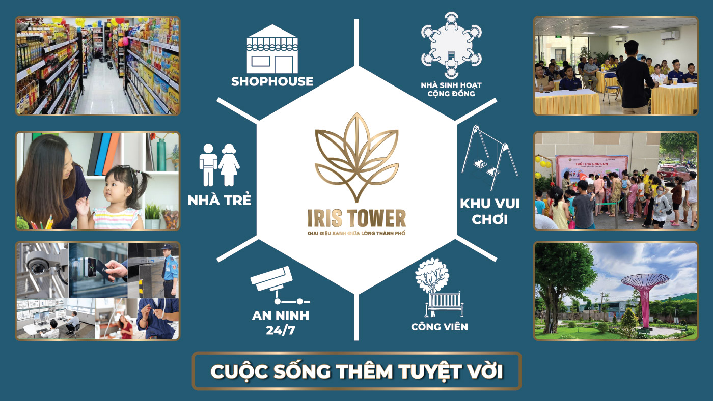 tiện ích nội khu căn hộ iris tower