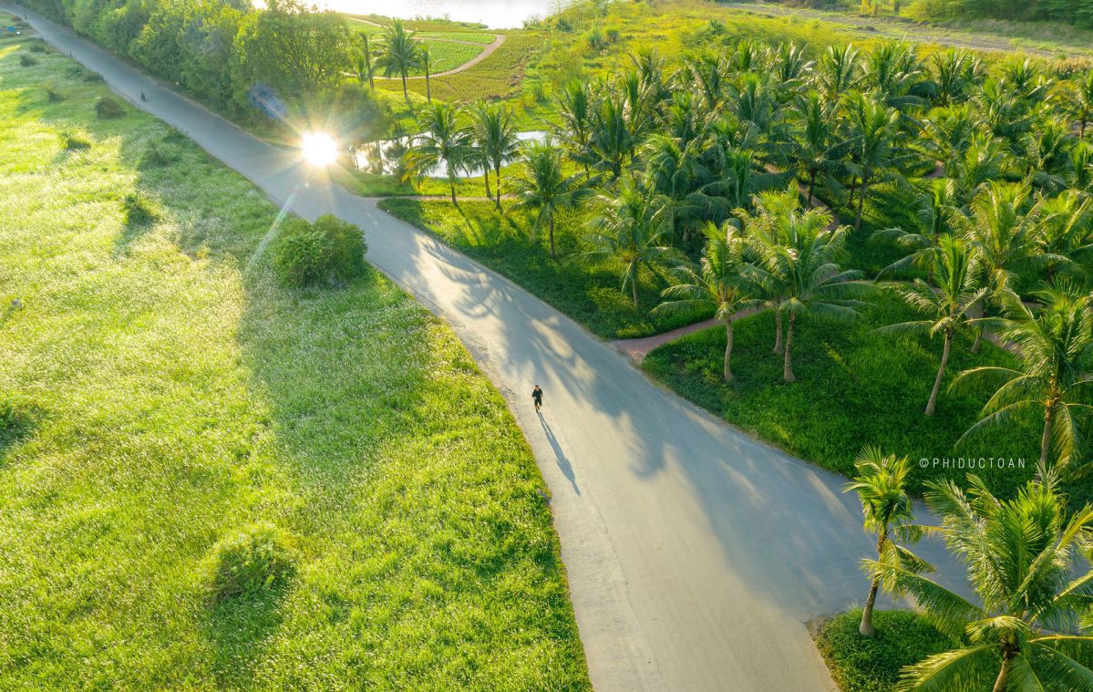 cung đường chạy giải ecopark marathon / giải chạy ecopark city trai