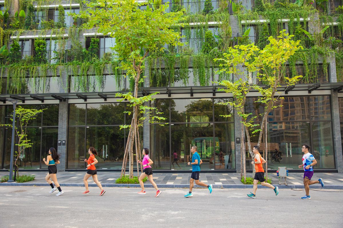 đường chạy marathon ở Ecopark