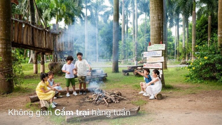 trải nghiệm đường chạy bộ 5 giác quan tại công viên hồ thiên nga ecopark Hưng Yên - Swan Lake Park ecopark
