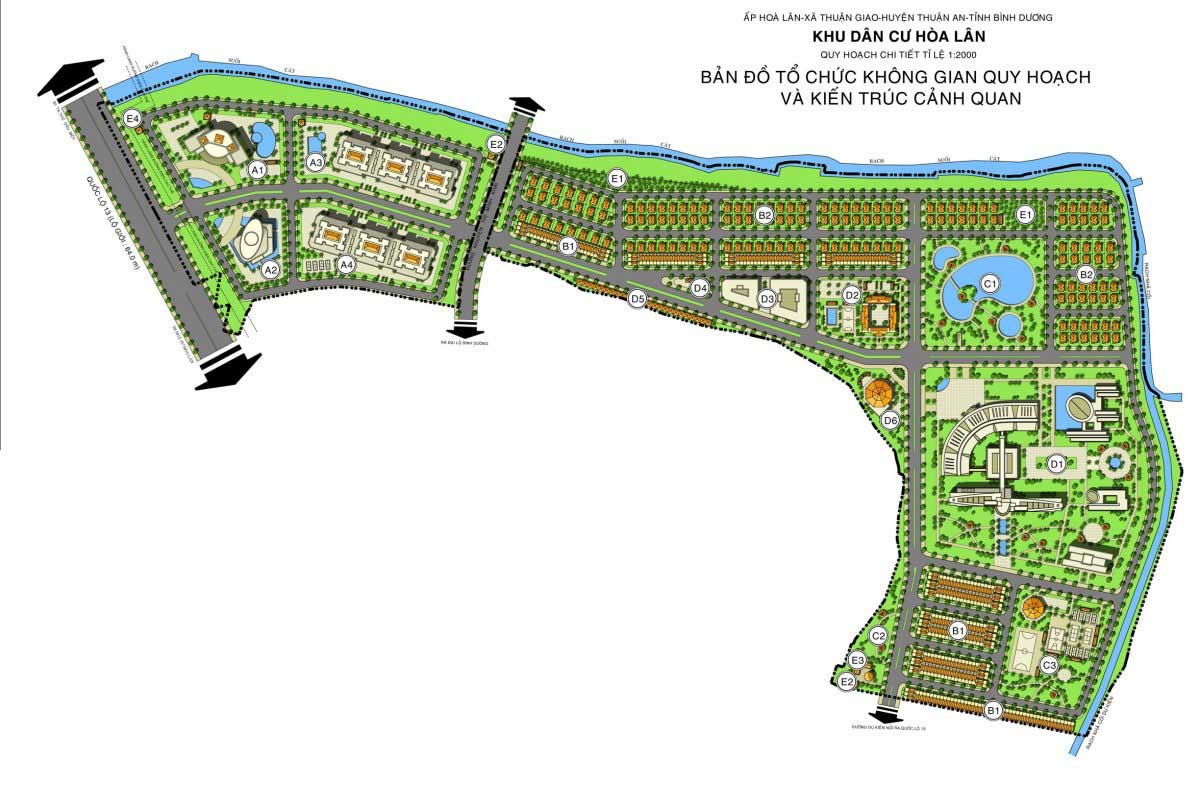 quy hoạch 1/2000 dự án Hoà Lân Kim Oanh